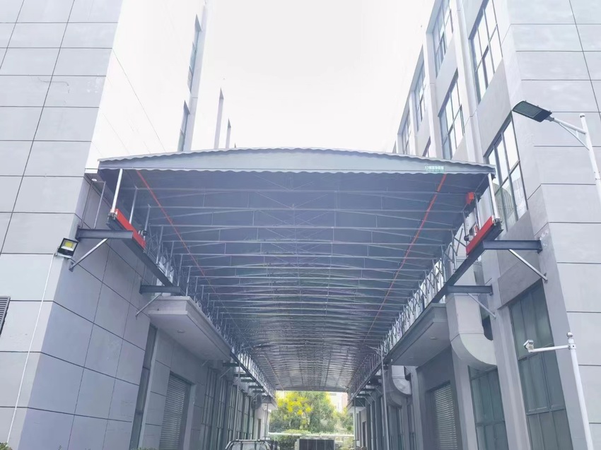 電動雨蓬，過道雨棚